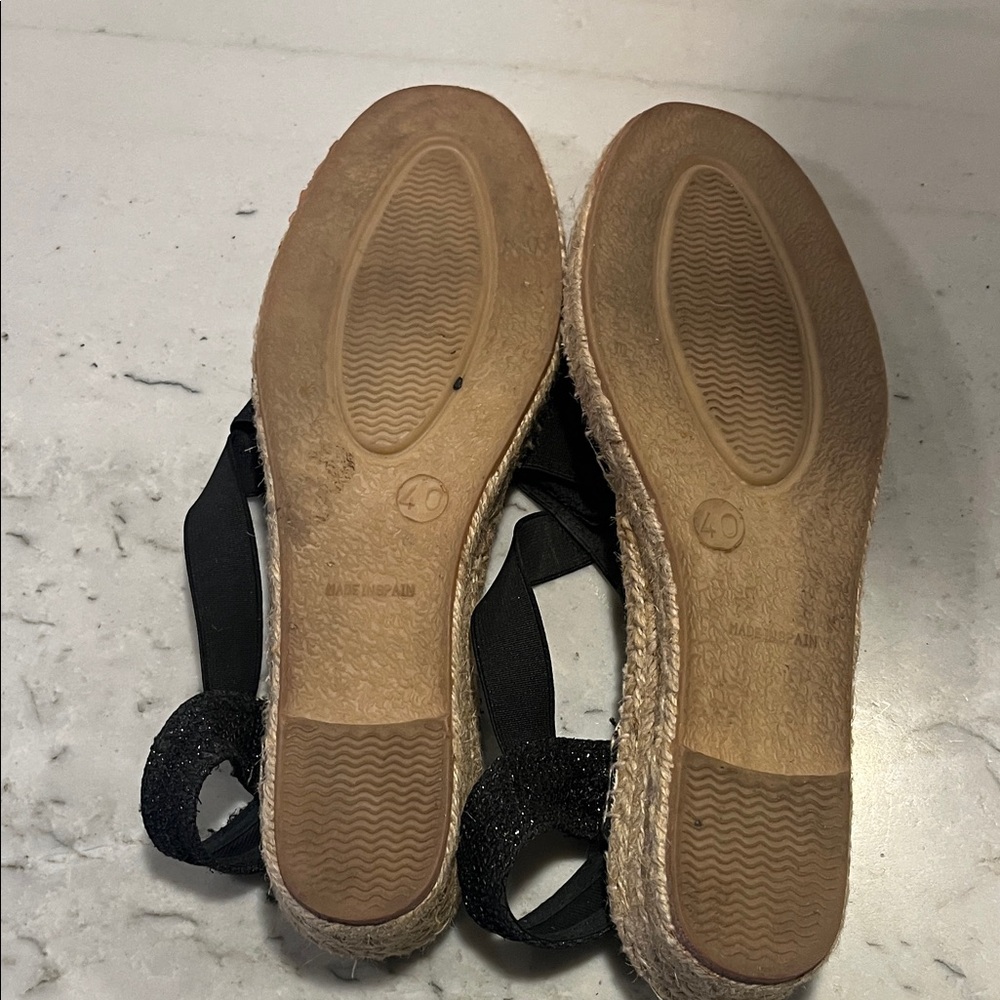 Toni Pons Black Espadrille Sandals - Picture 4 of 5
